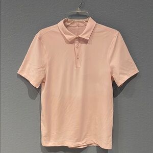 LULULEMON MENS PINK POLO